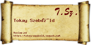 Tokay Szebáld névjegykártya